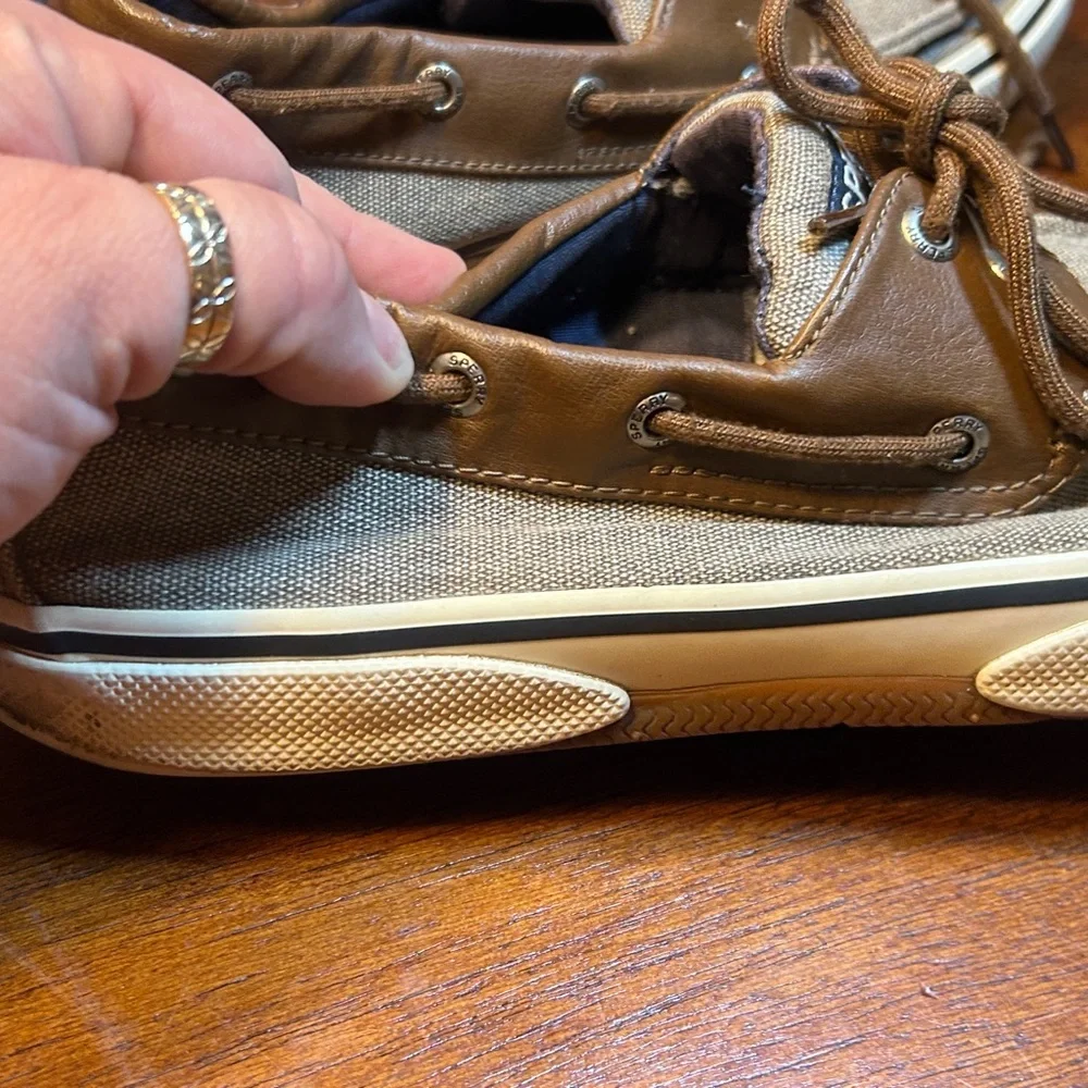 Sperry Men's Brown and Gray Boat Shoes